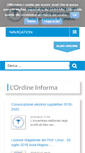 Mobile Screenshot of ordinemedct.it